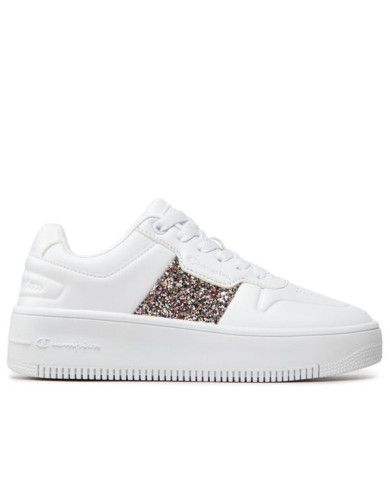 Buty damskie Champion REBOUND PLATFORM SPARKLE S11519WW001 Białe - Sklep online Mastersport