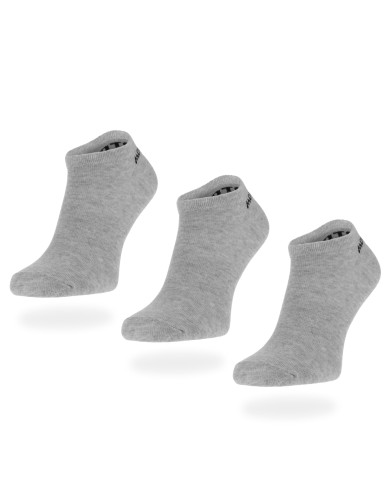 Skarpetki męskie Monotox NO SHOW SOCK GREY 3PACK SKS20PKG Szare - Sklep online Mastersport