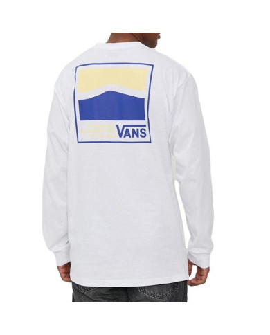 Bluza męska Vans MN ORIGINAL DNA SIDE VN0A5E8DWHT1 Biała - Sklep online Mastersport