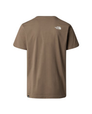 Koszulka męska The North Face M SS SIMPLE DOME TEE NF0A87NGBOW Brązowa - Sklep online Mastersport