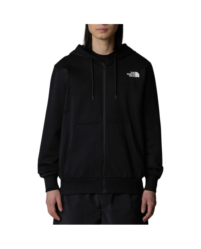 Bluza męska The North Face M SIMPLE DOME FULL ZIP NF0A89FDJK3 Czarna - Sklep online Mastersport