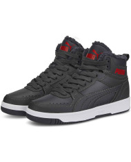 Buty dziecięce Puma REBOUND JOY FUR JR 37547706 Szare - Sklep online Mastersport