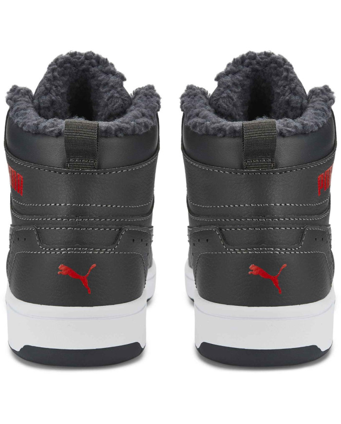 Buty dziecięce Puma REBOUND JOY FUR JR 37547706 Szare - Sklep online Mastersport