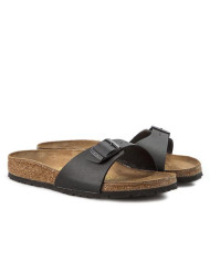 Klapki damskie Birkenstock MADRID BF NARROW 0040793 Czarne - Sklep online Mastersport