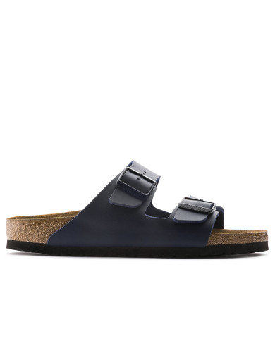Klapki damskie Birkenstock ARIZONA BF NARROW 0051753 Niebieskie - Sklep online Mastersport
