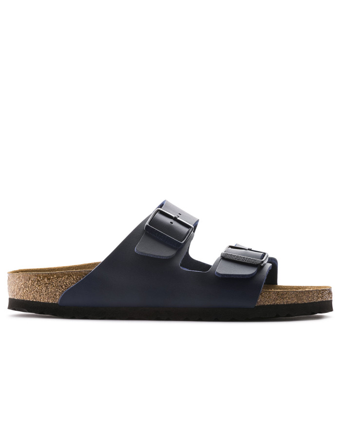 Klapki damskie Birkenstock ARIZONA BF NARROW 0051753 Niebieskie - Sklep online Mastersport