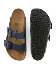 Klapki damskie Birkenstock ARIZONA BF NARROW 0051753 Niebieskie - Sklep online Mastersport