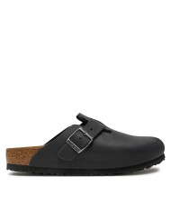 Klapki damskie Birkenstock BOSTON LEOI NARROW 0059463 Czarne - Sklep online Mastersport