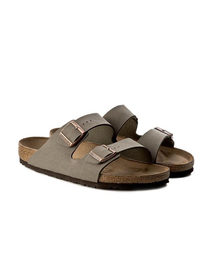 Klapki męskie Birkenstock ARIZONA BFBC REGULAR 0151211 Beżowe - Sklep online Mastersport