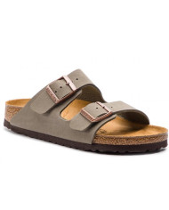 Klapki damskie Birkenstock ARIZONA BFBC NARROW 0151213 Szare - Sklep online Mastersport