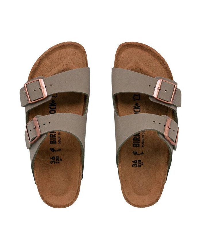 Klapki damskie Birkenstock ARIZONA BFBC NARROW 0151213 Szare - Sklep online Mastersport