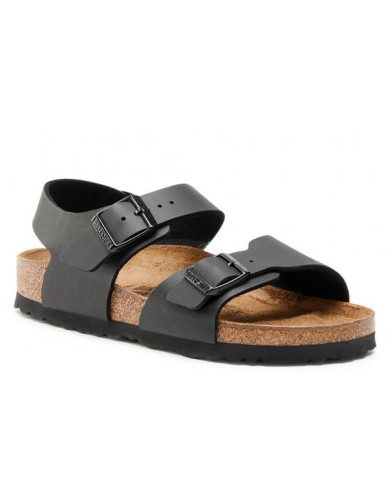 Klapki damskie Birkenstock NEW YORK KIDS BF NARROW 0187603 Czarne - Sklep online Mastersport
