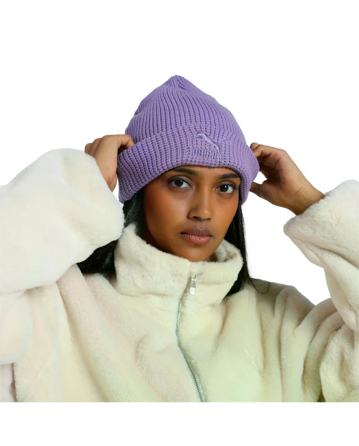 Czapka Puma CLASSICS MID FIT BEANIE 02567704 Fioletowa - Sklep online Mastersport