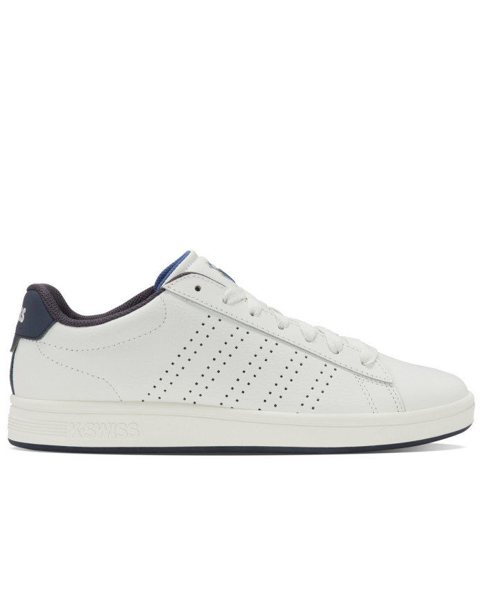 Buty męskie K-Swiss COURT BASE II 04411-124-M Białe - Sklep online Mastersport