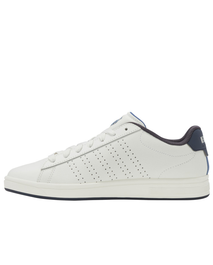 Buty męskie K-Swiss COURT BASE II 04411-124-M Białe - Sklep online Mastersport