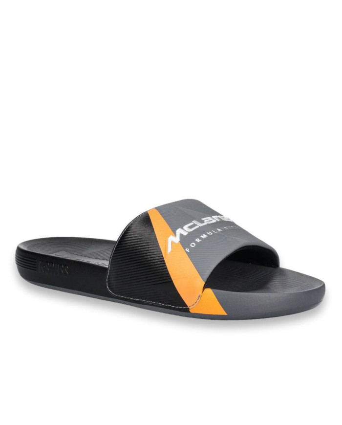 Klapki męskie K-Swiss SLIDE SNDLX MCLAREN II 04422-090-M Czarne - Sklep online Mastersport