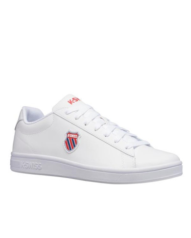 Buty męskie K-Swiss COURT SHIELD 06599-113-M Białe - Sklep online Mastersport