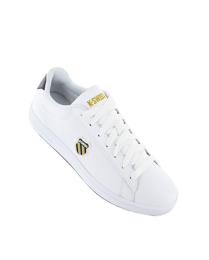 Buty męskie K-Swiss COURT SHIELD 06599-856-M Białe - Sklep online Mastersport