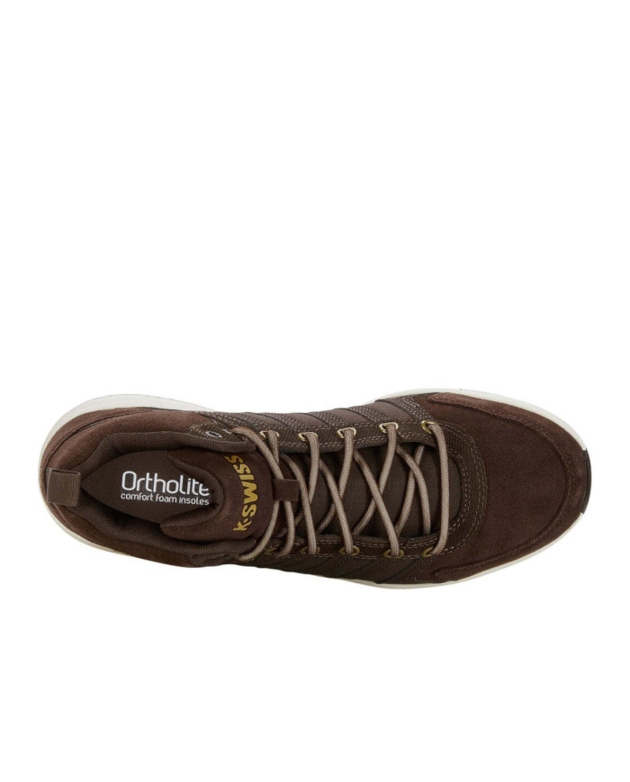 Buty męskie K-Swiss VISTA TRAINER MID 07145-229-M Brązowe - Sklep online Mastersport