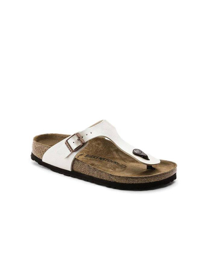 Klapki damskie Birkenstock GIZEH BF NARROW 0943873 Beżowe - Sklep online Mastersport