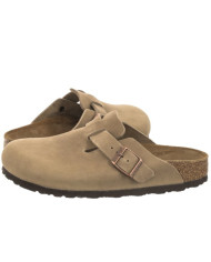 Klapki damskie Birkenstock BOSTON LEOI NARROW 0960813 Brązowe - Sklep online Mastersport