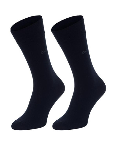Skarpetki męskie Calvin Klein CK MEN SOCK 2P 100001876004 Niebieskie - Sklep online Mastersport