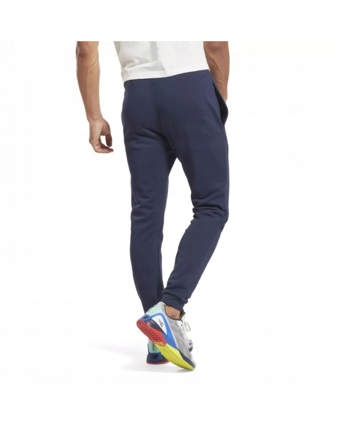 Spodnie męskie Reebok IDENTITY SMALL LOGO FT JOGGER 100049529 Niebieskie - Sklep online Mastersport