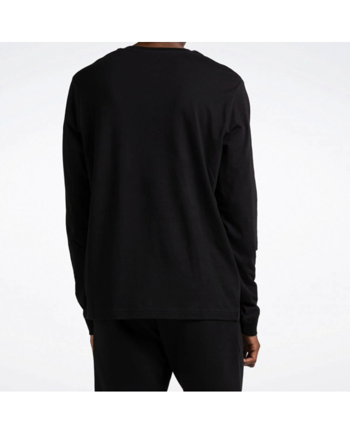 Koszulka męska Reebok IDENTITY SMALL LOGO LS TEE 100070399 Czarna - Sklep online Mastersport