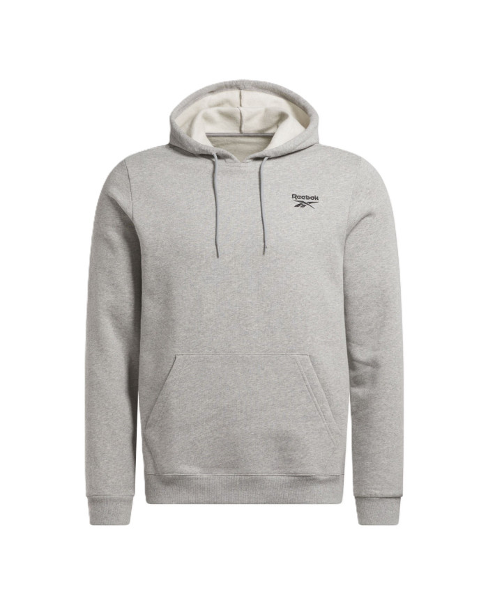 Bluza męska Reebok IDENTITY SMALL LOGO FLEECE HOODIE 100202875 Szara - Sklep online Mastersport