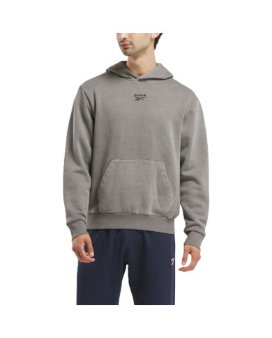 Bluza męska Reebok RI WASHED OTH HOOD 100205480 Szara - Sklep online Mastersport