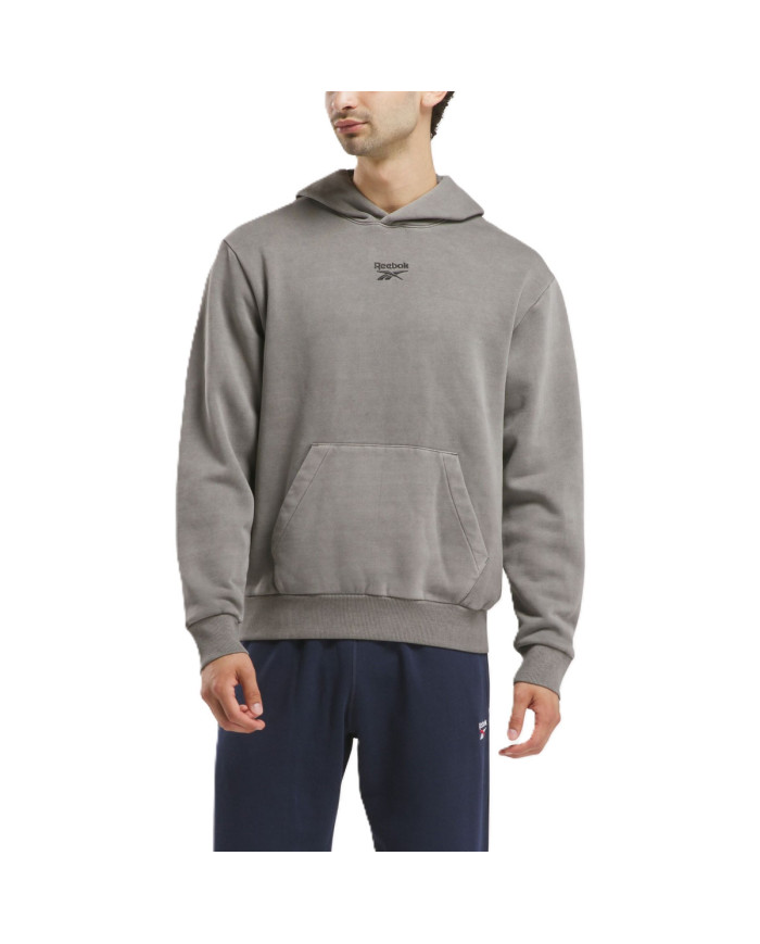 Bluza męska Reebok RI WASHED OTH HOOD 100205480 Szara - Sklep online Mastersport