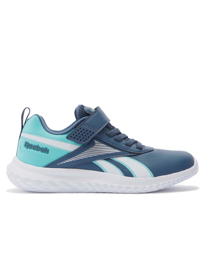 Buty dziecięce Reebok RUSH RUNNER SYN ELASTIC LACE & TOP STRAP 100209195 Niebieskie - Sklep online Mastersport