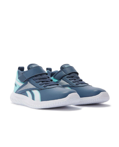 Buty dziecięce Reebok RUSH RUNNER SYN ELASTIC LACE & TOP STRAP 100209195 Niebieskie - Sklep online Mastersport
