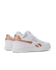 Buty dziecięce Reebok COURT ADVANCE ELASTIC & TOP STRAP 100211098 Białe - Sklep online Mastersport