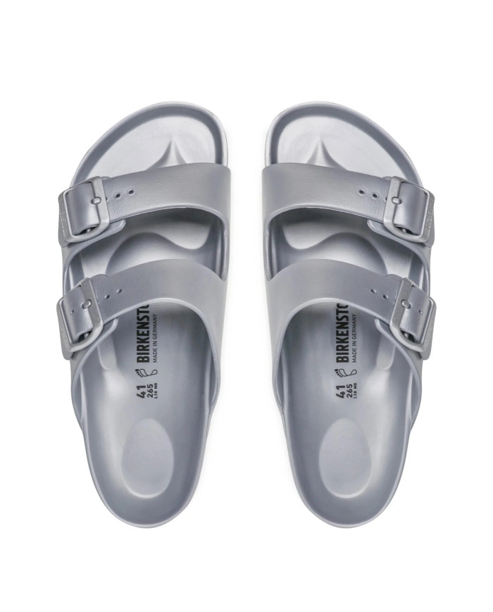 Klapki męskie Birkenstock ARIZONA EVA REGULAR 1003490 Srebrne - Sklep online Mastersport