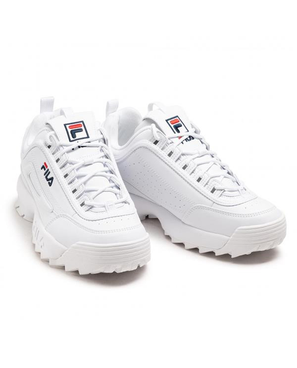 Buty męskie Fila DISRUPTOR LOW 10102621FG Białe - Sklep online Mastersport