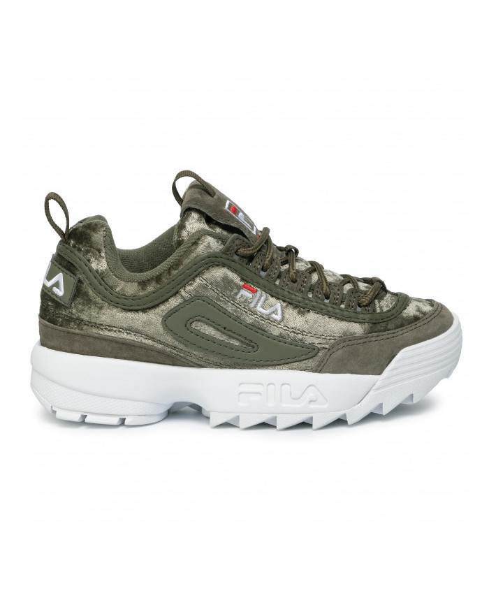 Buty damskie Fila DISRUPTOR V LOW W 101055550I Zielone - Sklep online Mastersport