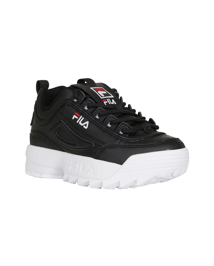 Buty dziecięce Fila DISRUPTOR KIDS 101056725Y Czarne - Sklep online Mastersport