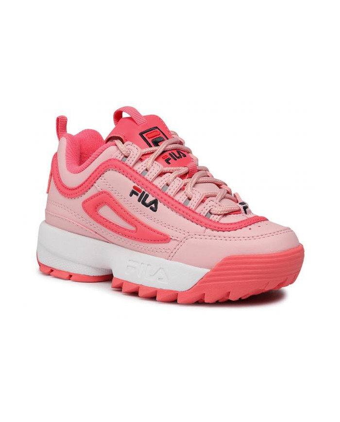 Buty dziecięce Fila DISRUPTOR KIDS 101056773W Różowe - Sklep online Mastersport
