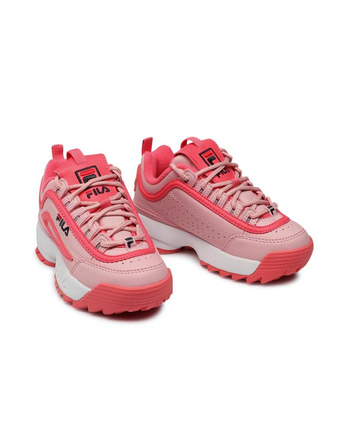 Buty dziecięce Fila DISRUPTOR KIDS 101056773W Różowe - Sklep online Mastersport