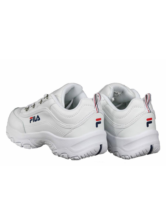 Buty dziecięce Fila STRADA LOW KIDS 10107811FG Białe - Sklep online Mastersport