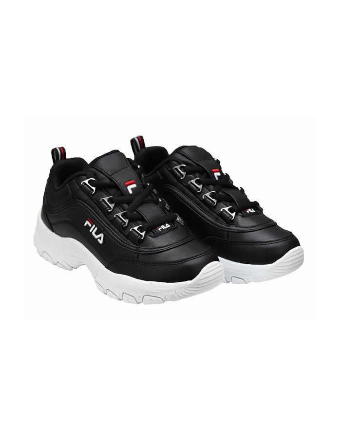 Buty dziecięce Fila STRADA LOW KIDS 101078125Y Czarne - Sklep online Mastersport