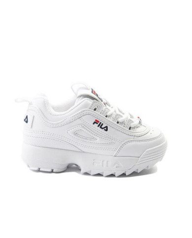 Buty dziecięce Fila DISRUPTOR INF 10108261FG Białe - Sklep online Mastersport