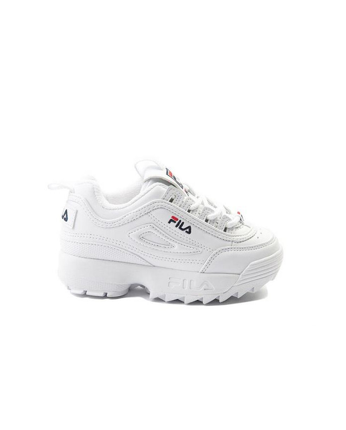 Buty dziecięce Fila DISRUPTOR INF 10108261FG Białe - Sklep online Mastersport