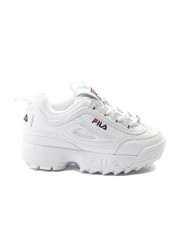 Buty dziecięce Fila DISRUPTOR INF 10108261FG Białe - Sklep online Mastersport