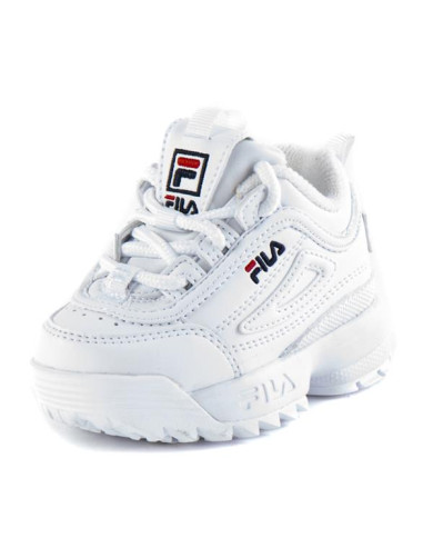 Buty dziecięce Fila DISRUPTOR INF 10108261FG Białe - Sklep online Mastersport