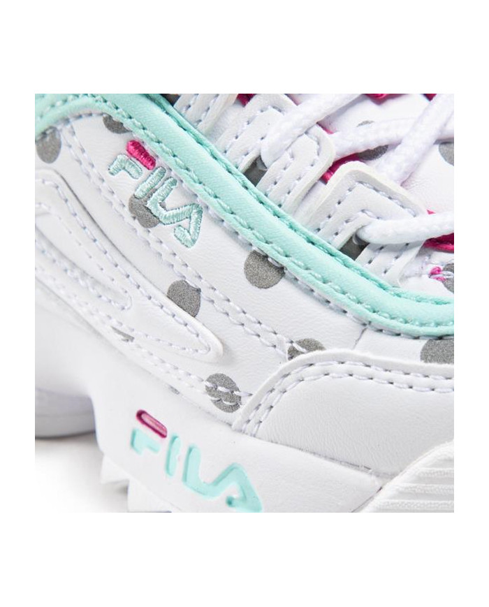Buty dziecięce Fila DISRUPTOR F INF 101107780Q Białe - Sklep online Mastersport