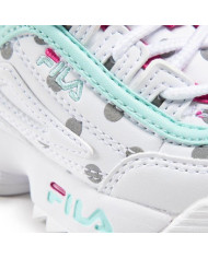 Buty dziecięce Fila DISRUPTOR F INF 101107780Q Białe - Sklep online Mastersport