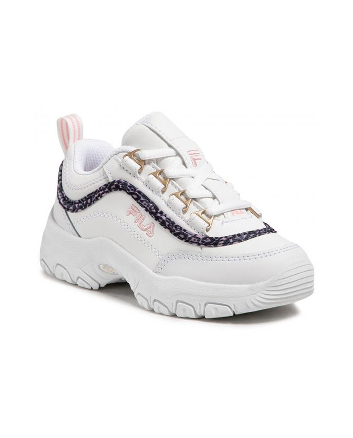 Buty dziecięce Fila STRADA A LOW JR 101125194F Białe - Sklep online Mastersport