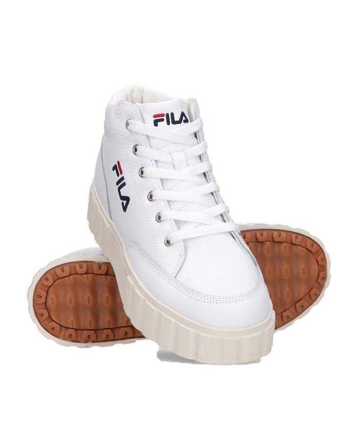 Buty damskie Fila SANDBLAST L MID WMNS 10113771FG Białe - Sklep online Mastersport